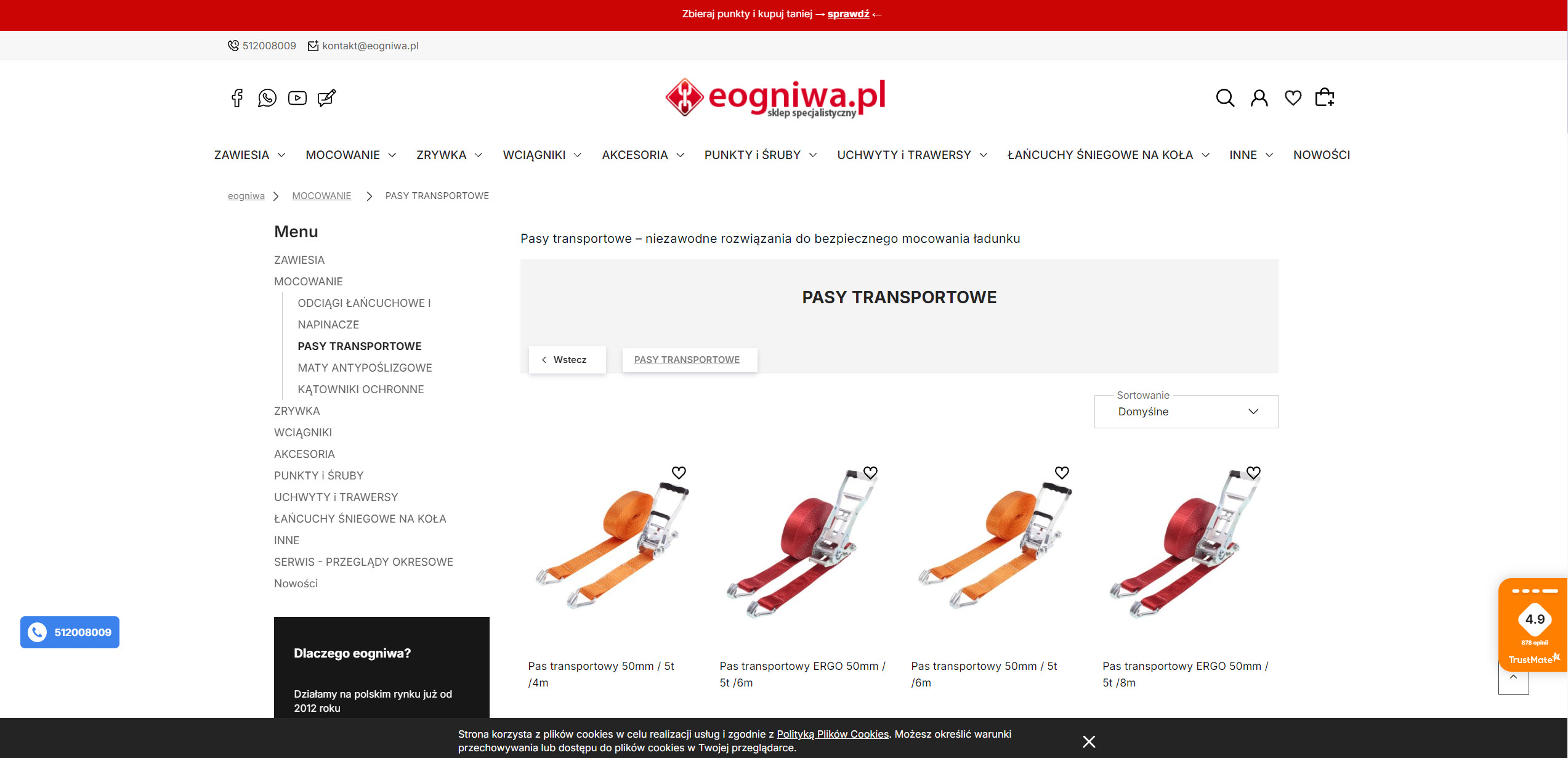 Pasy transportowe z napinaczem vs. bez - gdzie sprawdza się każdy z wariantów?