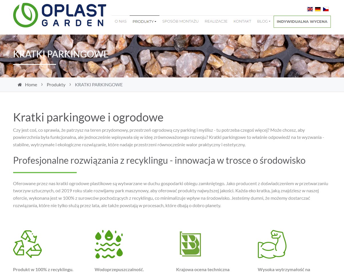 Kratki parkingowe a odwodnienie terenu - jak zapobiec kałużom i koleinom?